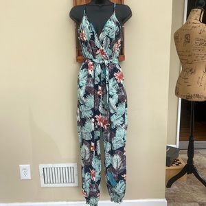 Floral print jumpsuit